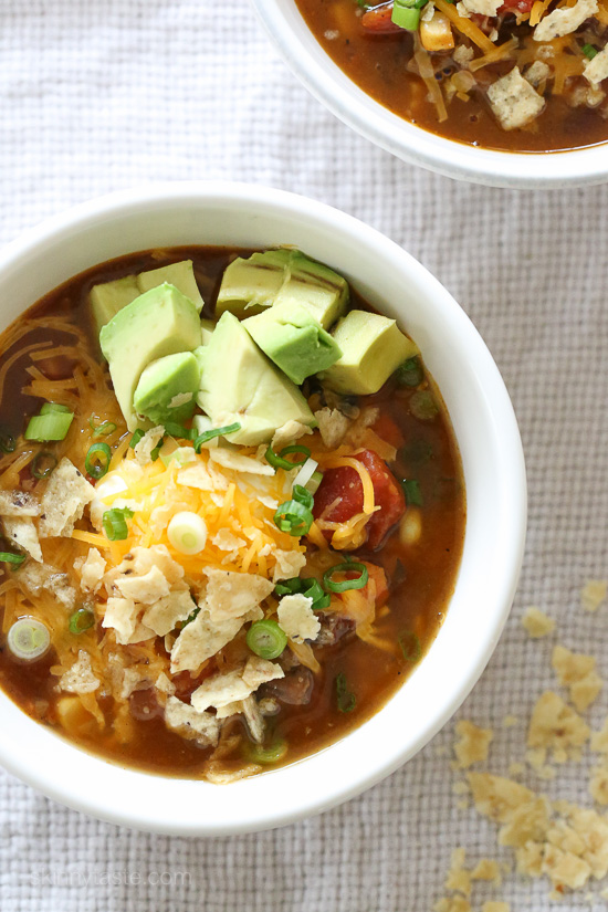 Hearty Vegetarian Pumpkin Chili – break out your soup pot, you'll want to make a batch of this delicious, hearty vegetarian chili today! 